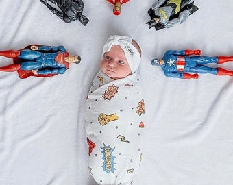 superhero swaddle