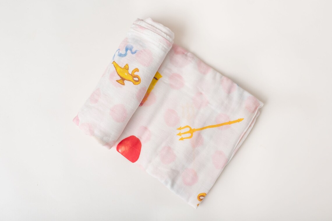 Baby Girl Swaddle Blanket THE PRINCESS Pink Swaddle Blanket Etsy