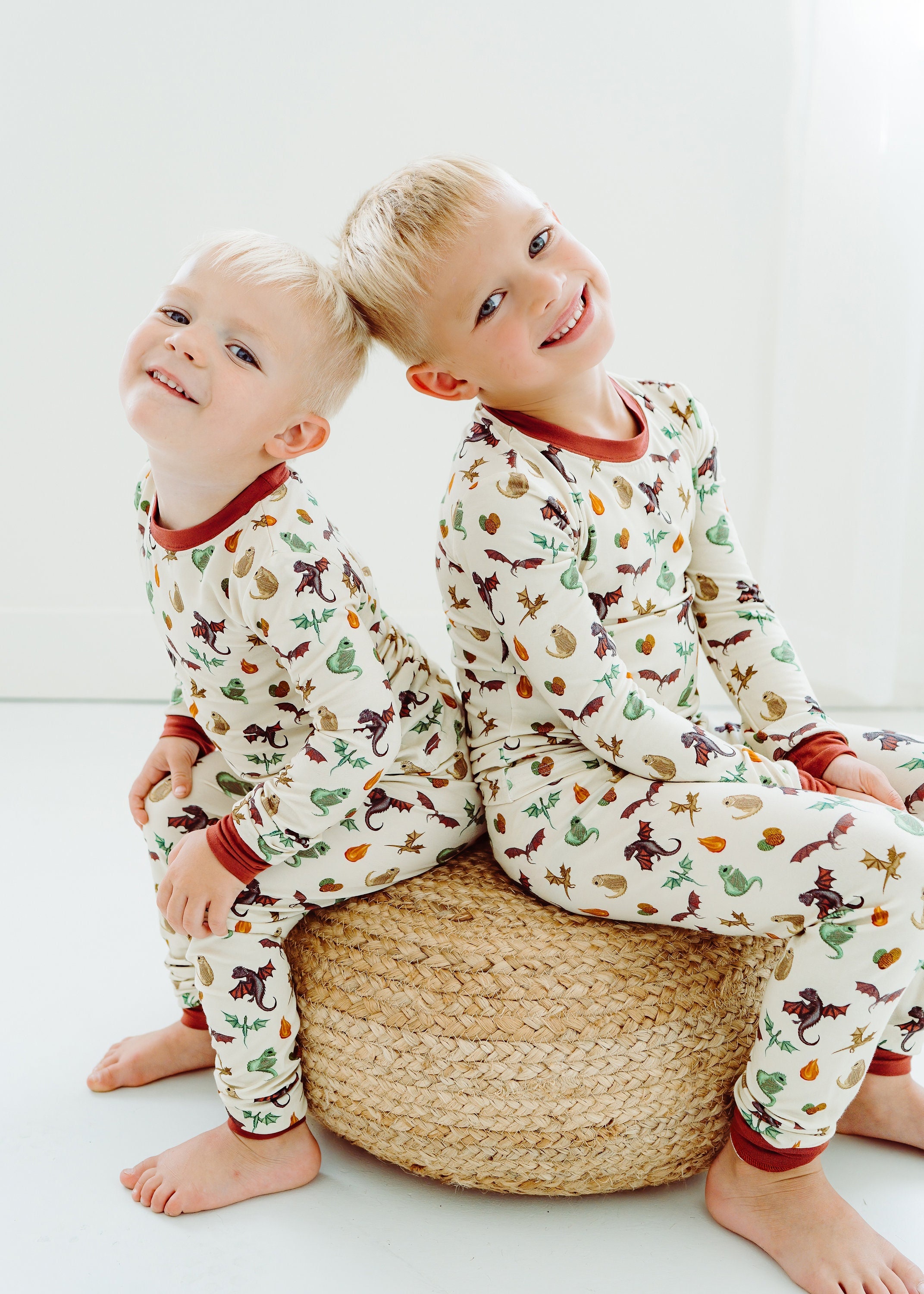 DRAGONS Bamboo Toddler Pajamas Bamboo Kids Pajama Set Bamboo Kids 2 Piece Pajama Set Etsy Canada