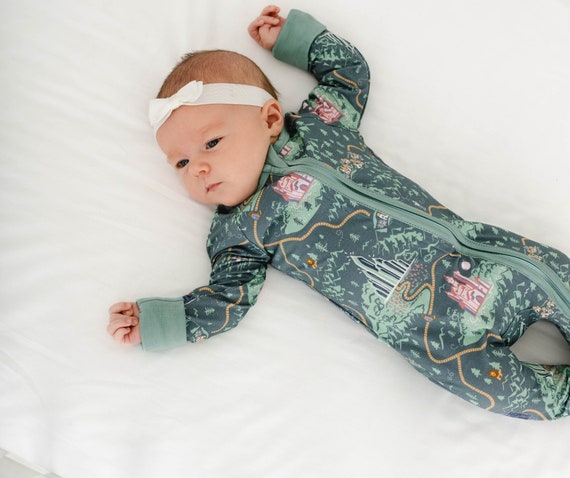 WIZARD OF OZ Bamboo Baby Pajamas, Baby Bamboo Baby Sleepers