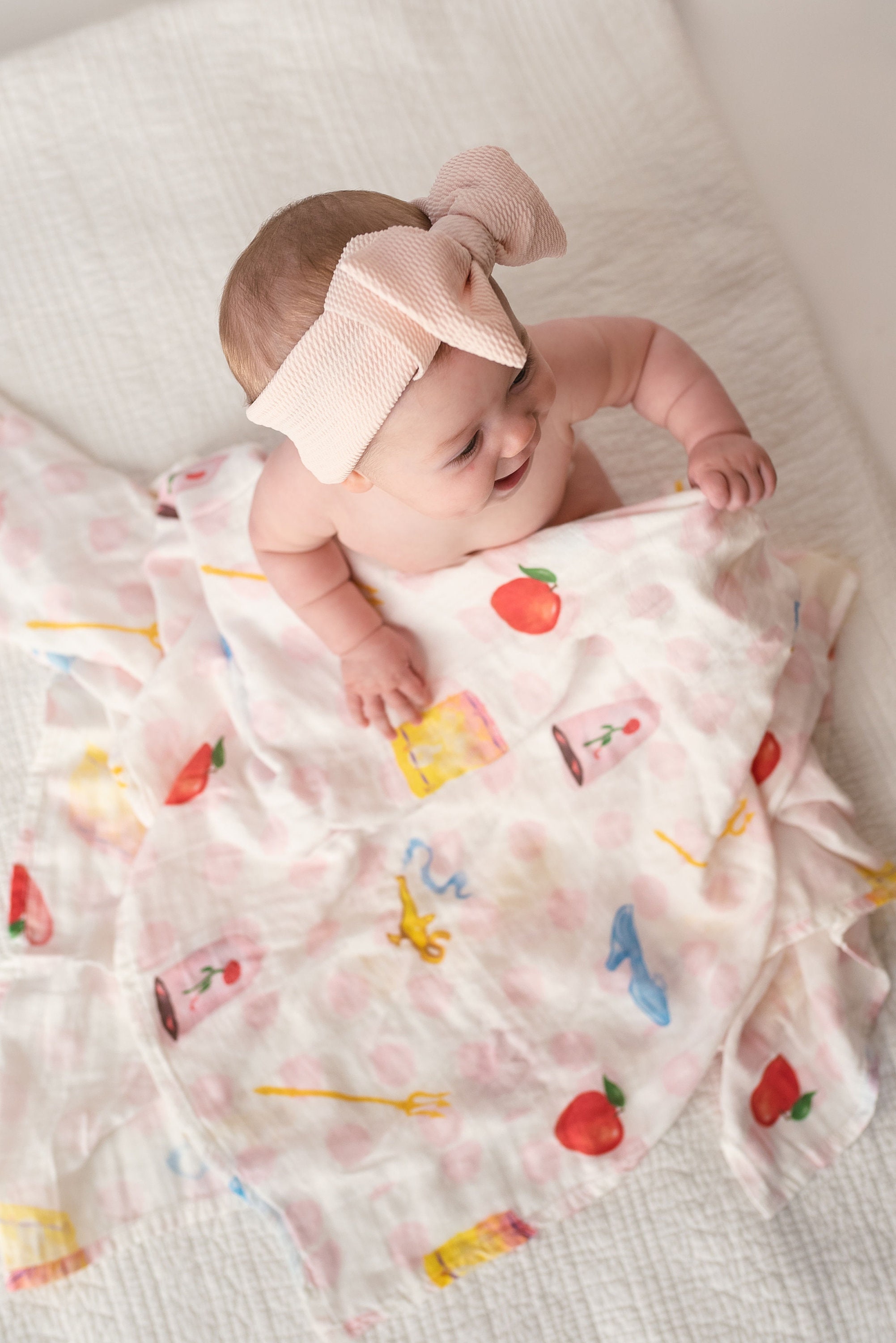 Baby Girl Swaddle Blanket THE PRINCESS Pink Swaddle Blanket Etsy
