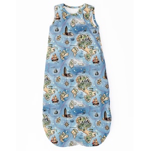 Bamboo Sleep Sack, Peter Pan Sleep Sack, Sleep Sack for Babies, Double Zipper Sleep Sack, Wearable Baby Blanket, Bamboo Baby Sleeping Bag