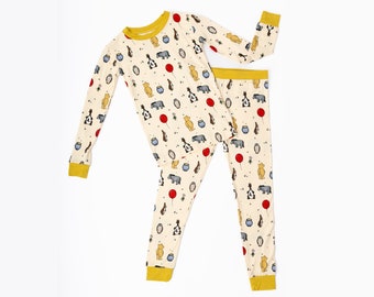 Winnie-the-Pooh Toddler Pajamas, SILLY OLD BEAR Soft Bamboo Kids Pajama Set, Toddler 2 Piece Pajama Set, Gender Neutral Pooh Jammies