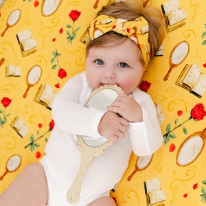 Beauty and the beast crib bedding hotsell