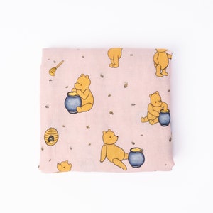 thumbnail image 2 of Handmade Winnie The Pooh Classic Baby Blanket – 90x70cm (36x26 In), Minkee Dot Back, Breathable, Easy Care 2 of 4