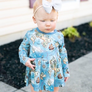 PETER PAN Baby DRESS, Peter Pan Baby Bamboo Outfit Dress, Neverland Baby Outfit, Peter Pan Nursery, Neverland Nursery