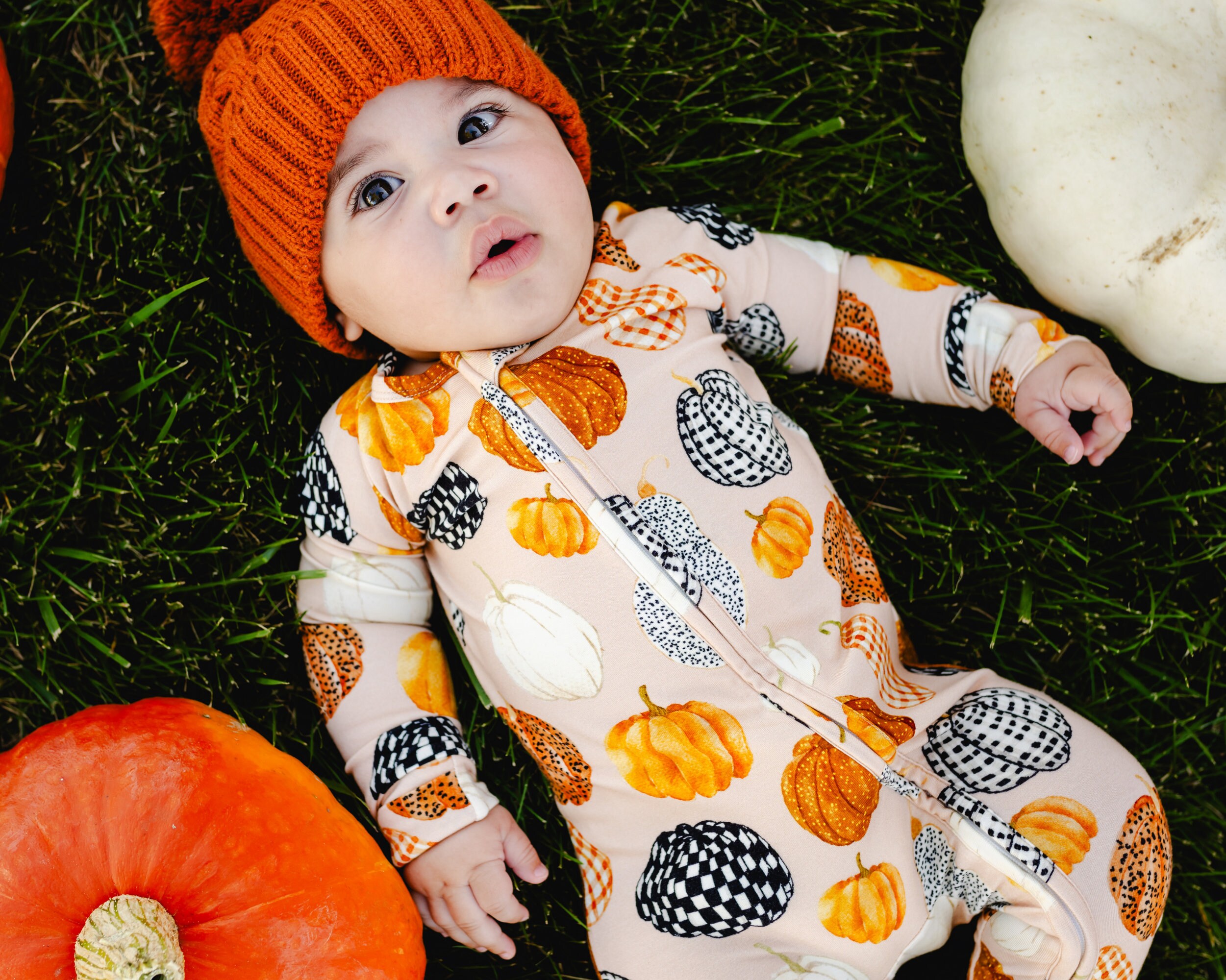 Baby Pumpkin Pajamas Etsy