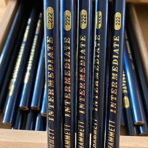 LOT of 10 JL Hammett Pencils Intermediate 222 Artist Drawing School Vtg Unused