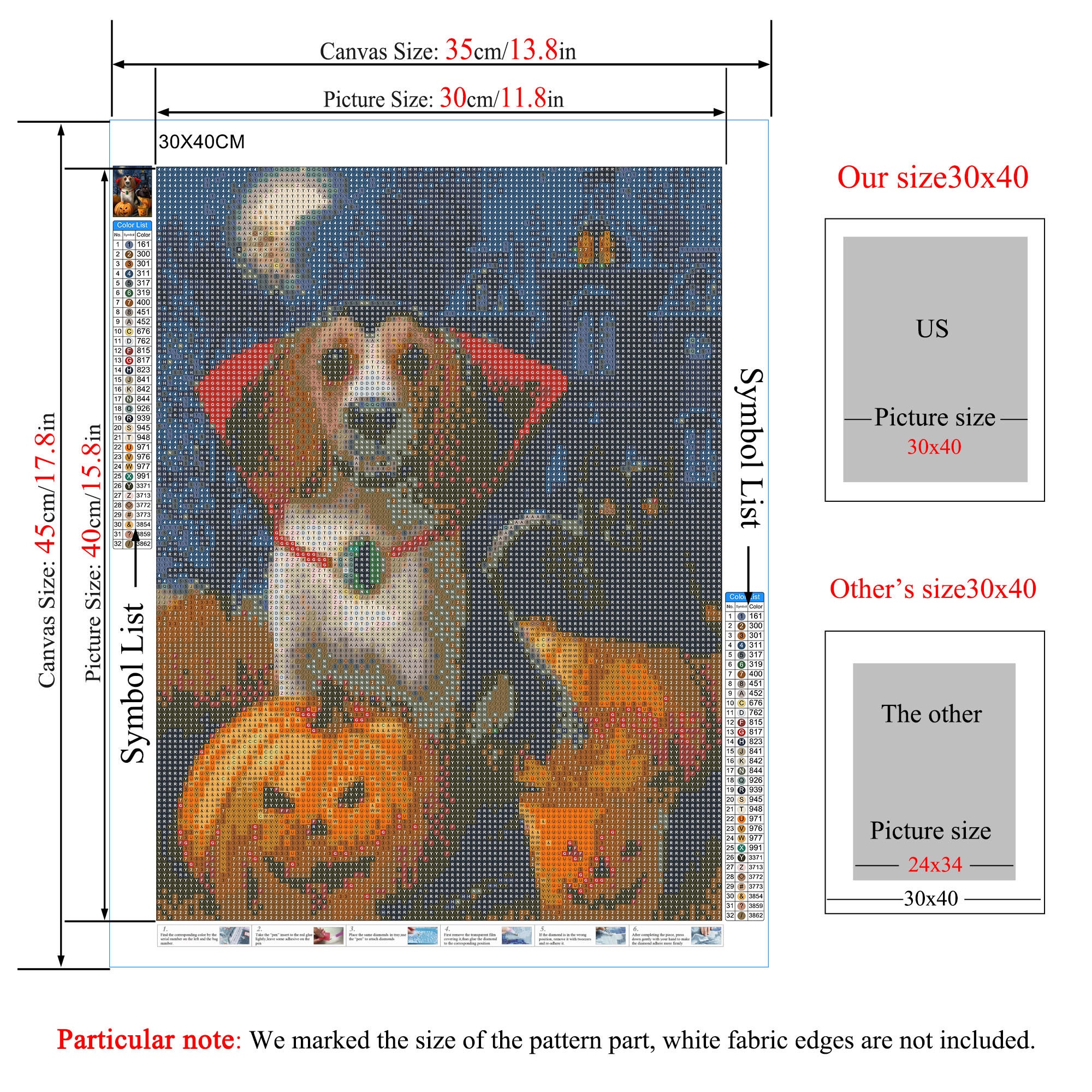 5D Diamond Painting Happy Halloween Diamond Art Kit Full Drill Etsy