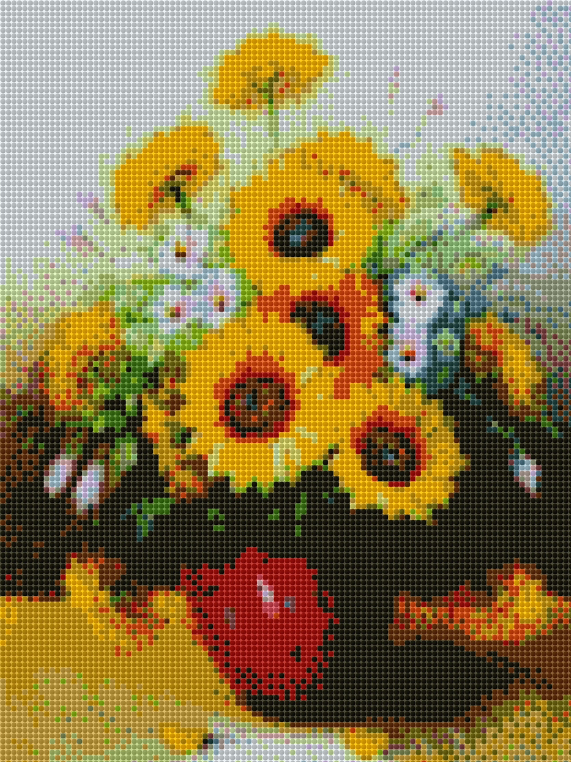 5D Diamond Painting Kit Sunflower Mosaic Art Paint with Full | Etsy