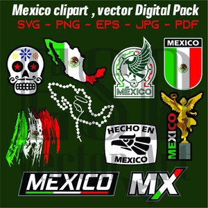 MEXIKO Digital Design / SVG Eps Png Jpg Pdf