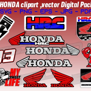 HRC Stickers Sheet for Yamaha Motorcycle Vinyl Emblem Decals Racing Bike  6Pcs