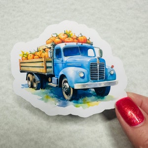 Old Country Truck Blue - Die Cut Sticker