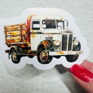 Old Country Truck - Die Cut Sticker
