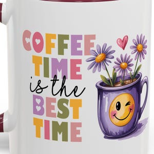 Smile Face Coffee Mug: Colorful Tea Cup, Kitchen Decor