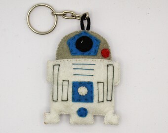 R2D2 Star Wars Felt Keychain