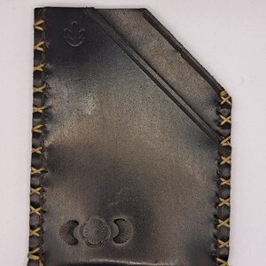 Black Leather Card Holder
