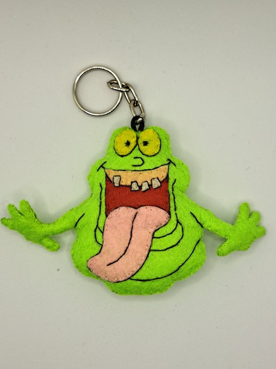 Slimer Ghostbusters Felt Keychain