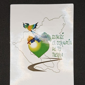 Corazon de tu Tierra Sticker-Calcomania