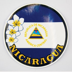 Sticker Nicaraguaanse symbolen: Calcomania