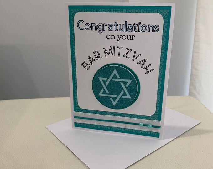 Bar Mitzvah Card, Congratulations on Your Bar Mitzvah, It's Your Bar