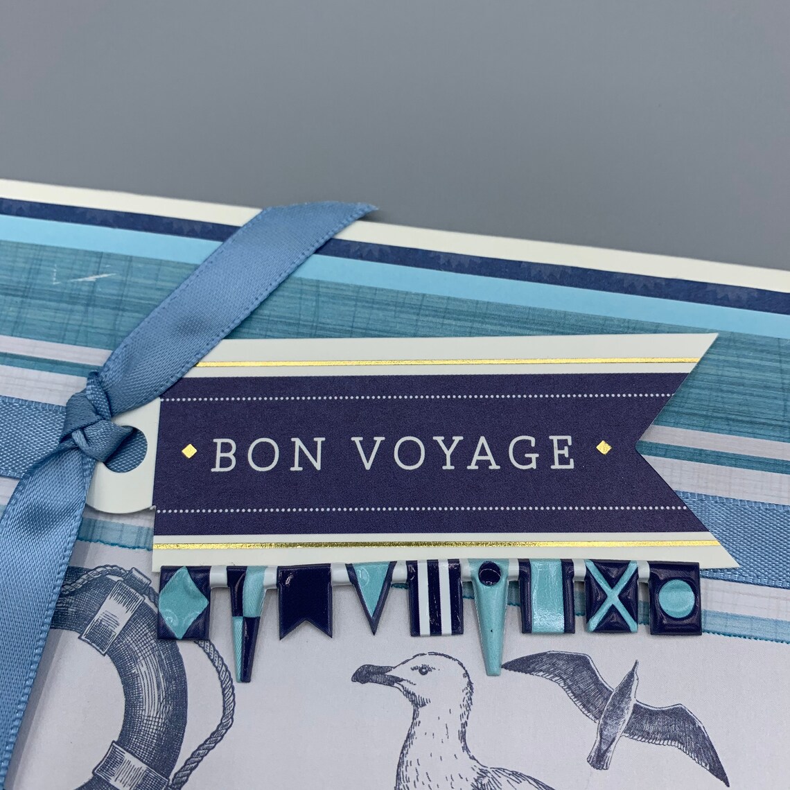 Bon Voyage Card Handmade Greeting Card Farewell Card Sail | Etsy