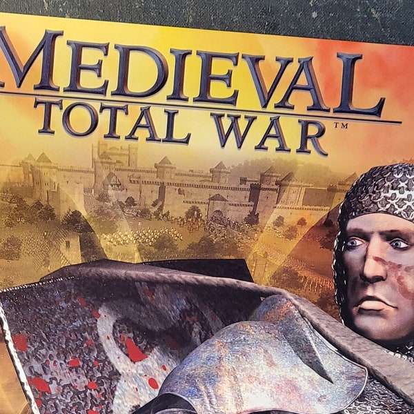 Medieval Total War - Retro Video Game Vintage Print Advert | PC Game 2002