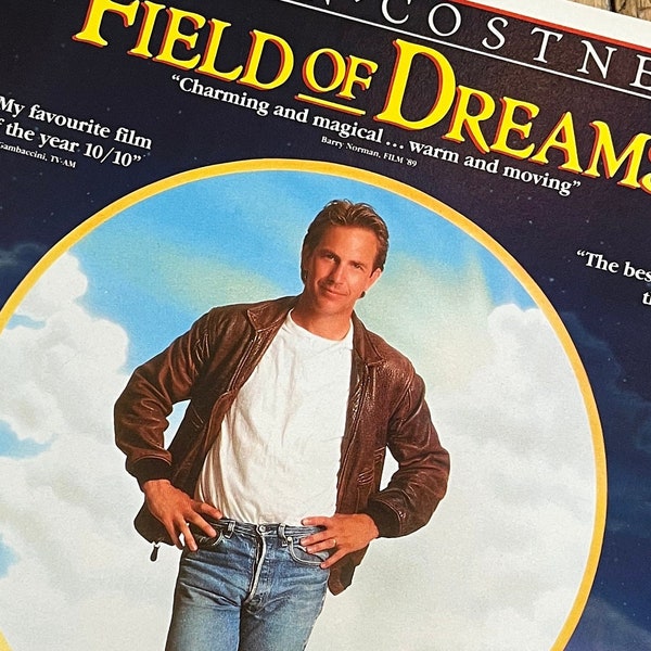 Original Vintage Field of Dreams (ft Kevin Costner) Movie Advert | Retro Print Magazine Advertisement | 1990