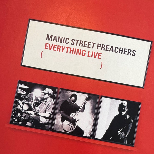 Manic Street Preachers original filmado en vivo en Manchester NYNEX Anuncio / Revista Retro Genuine Anuncio / 1997