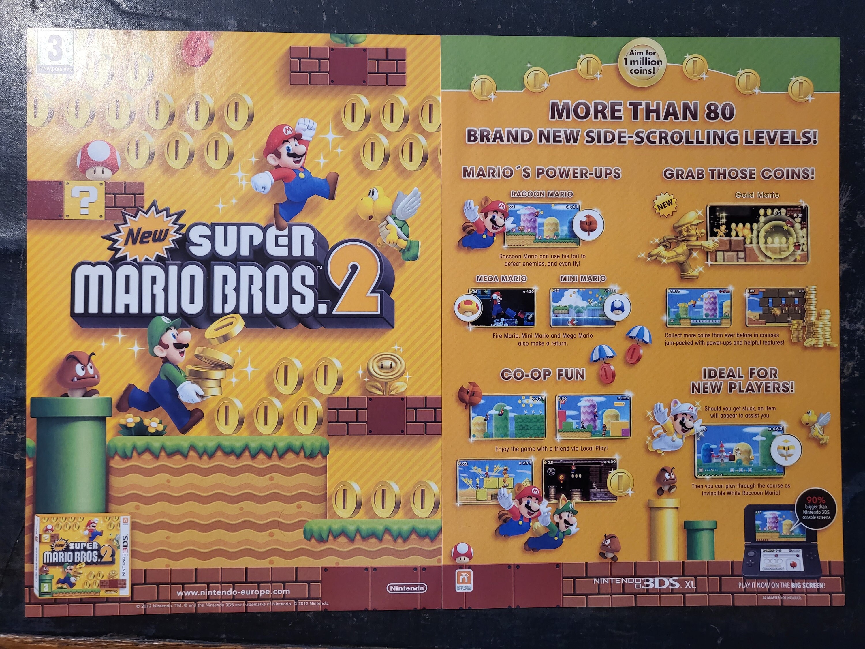 Super Mario Bros 2 Retro 3DS Game Vintage Page - Etsy