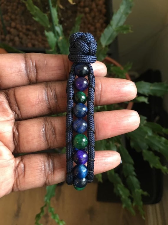 Paracord bracelet with beads clearance