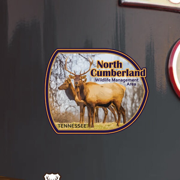 North Cumberland WMA Decal / Sticker / Tennessee / Elk / Hatfield Knob / Premium/ Vinyl / UV Matte Laminate / Travel / Car / Waterproof