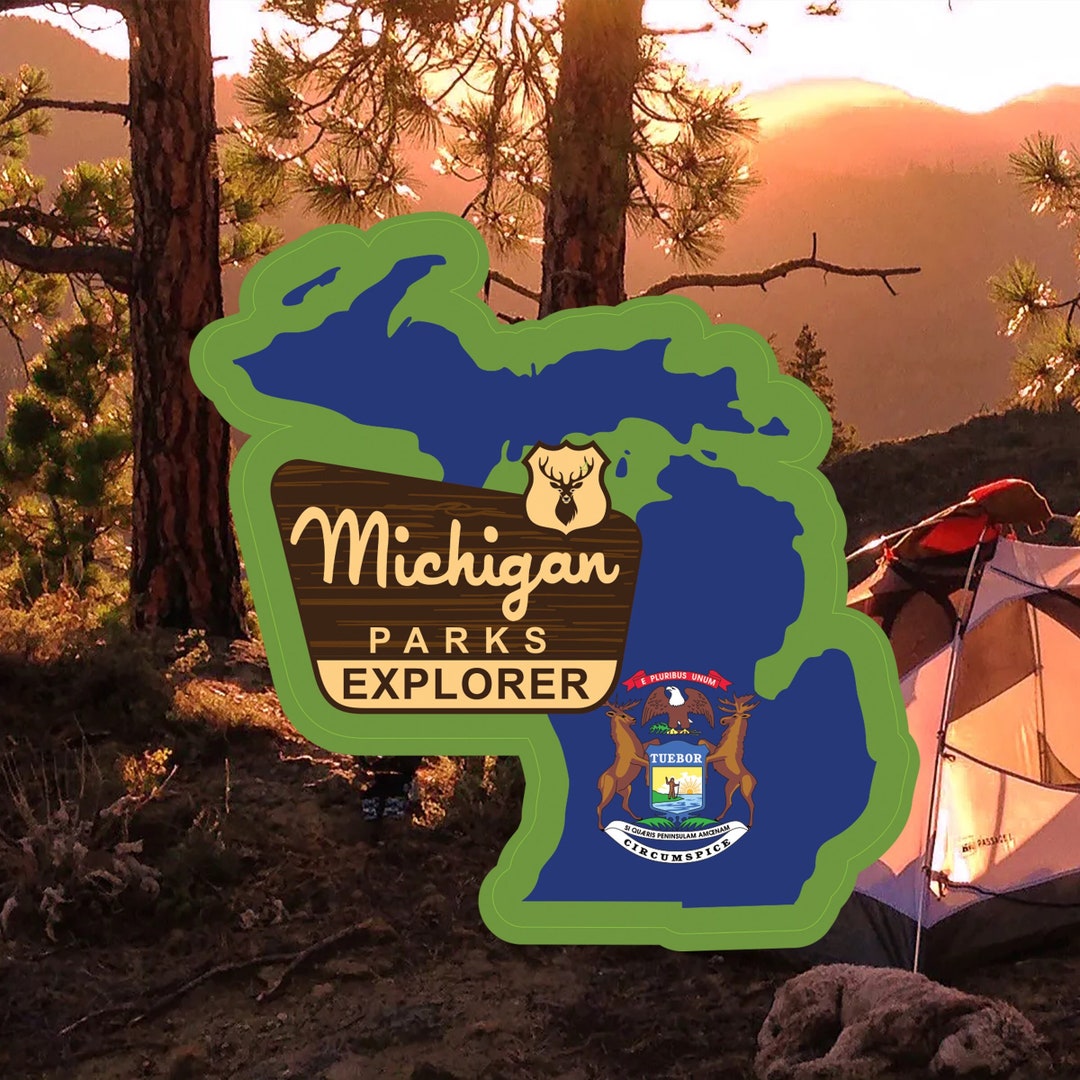 Michigan Explorer Michigan Parks Explorer Decal / 3.5