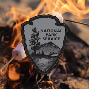 National Park Service Tactical Decal / 2.5&quot; Sticker / Arrowhead / National / Park / Premium / Vinyl / UV Laminate / Travel / Car /Waterproof