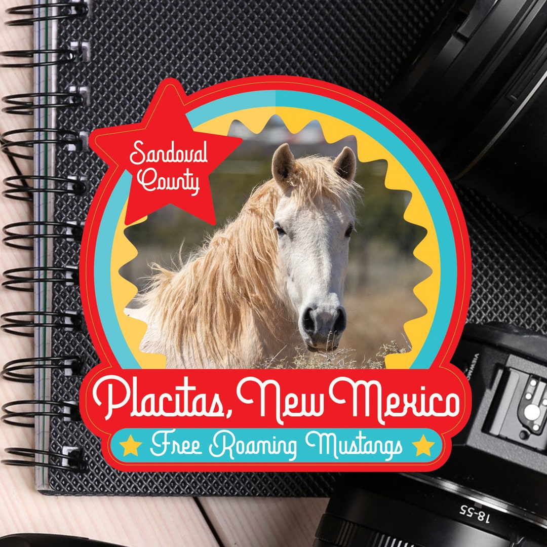 Placitas Wild Horses Decal /2.5 Sticker / Wild Horses / Mustangs / New