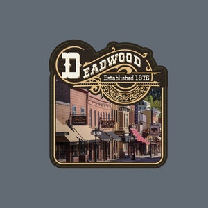 Deadwood Decal / 2.5" Sticker / Mining / Casino / West / South Dakota / Premium / Vinyl Sticker / UV Laminate / Travel / Car / Waterproof