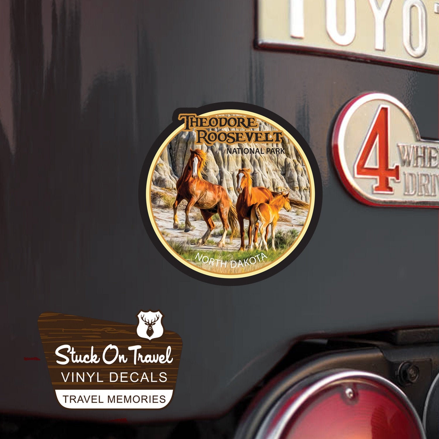 Theodore Roosevelt National Park Vinyl Sticker Choose 1 Decal or Get them All!