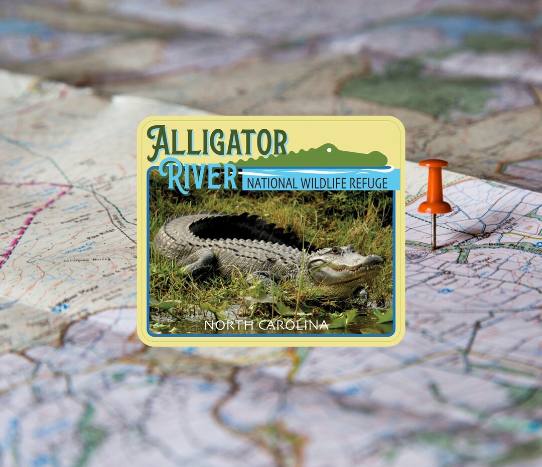 Alligator River National Wildlife Refuge Decal / 2.5 Etsy