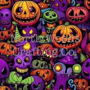 UPF50+ Neon Pumpkins Made-to-Order Full Canopy - Wonderfold, Rainbow Baby, Joymor, and Larktale Wagons
