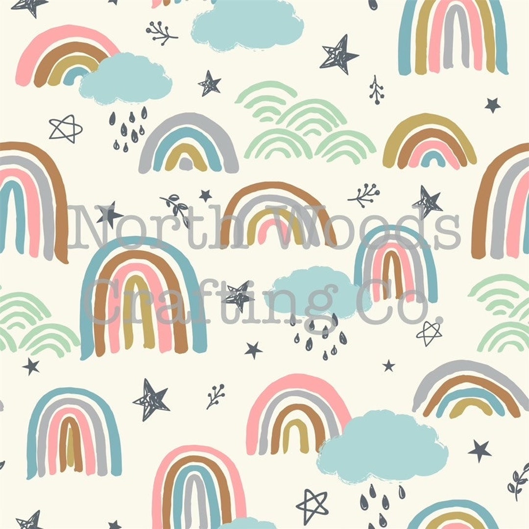 UPF50+ Spring Rainbows Made-to-order Full Canopy