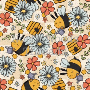 UPF50+ Checkered Floral Bees Made-to-Order Full Canopy - Wonderfold, Rainbow Baby, Joymor, and Larktale Wagons