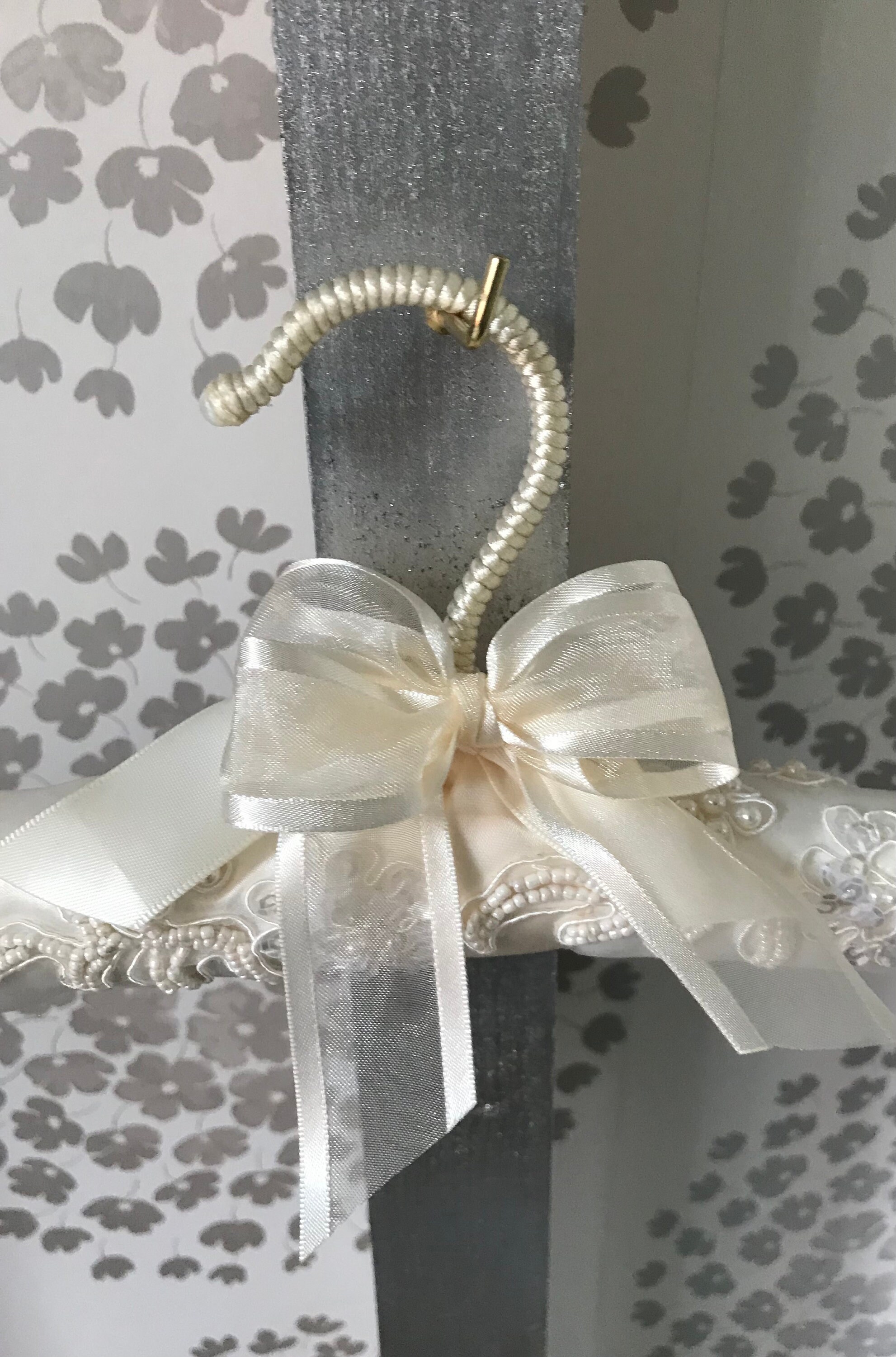 Beautiful Hand Embellished Bridal Hanger Etsy