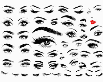 Download Eyelashes Svg Etsy