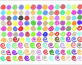 Rolled flower svg, Rolled paper flower svg, Paper flowers svg, Flower cut file for Cricut Silhouette