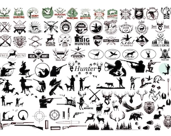 Jacht SVG Bundel, Jager svg, Eend jacht svg, Jachtseizoen SVG, Jacht Cut File, hertenjacht, Jager Clipart, Dier