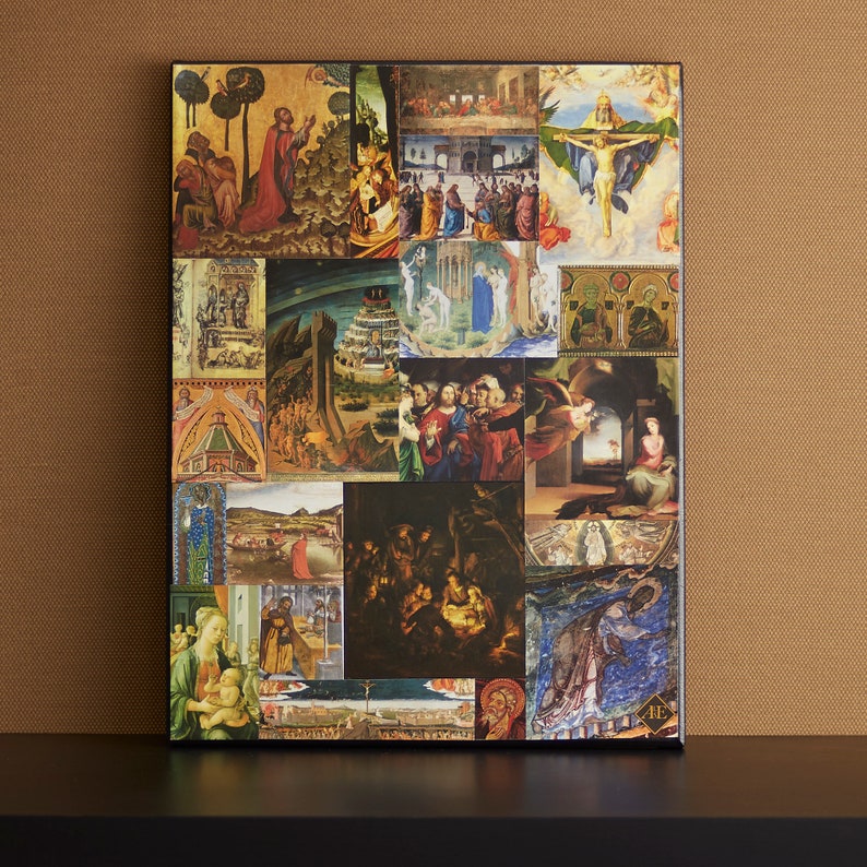 Home Altar Adornment Contemporary Religious Icon Saints Art Holy Art Religious Decor Wall Art Jesus Art
