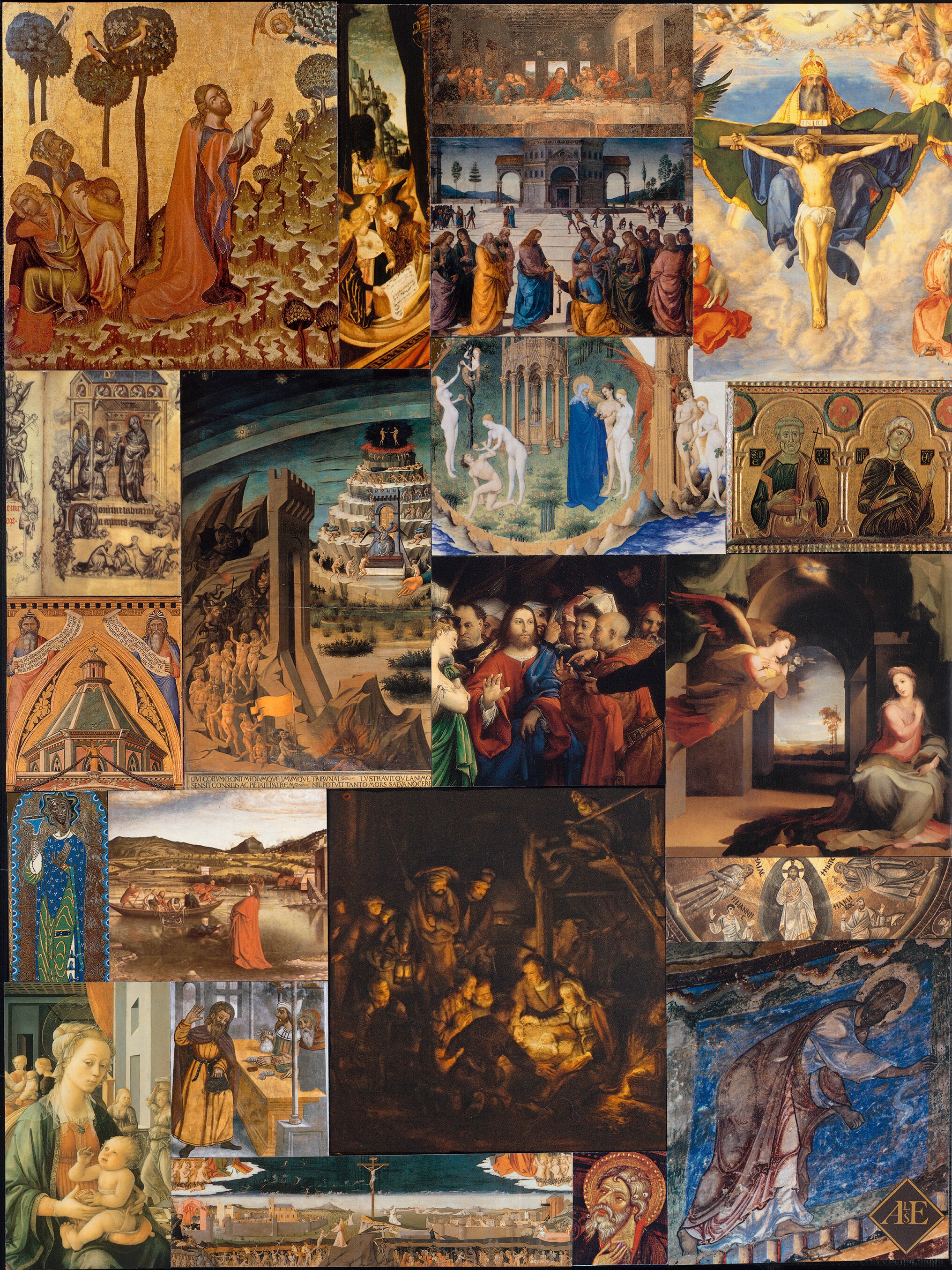 Christian Wall Art Religious Art Christian Wall Collage Etsy