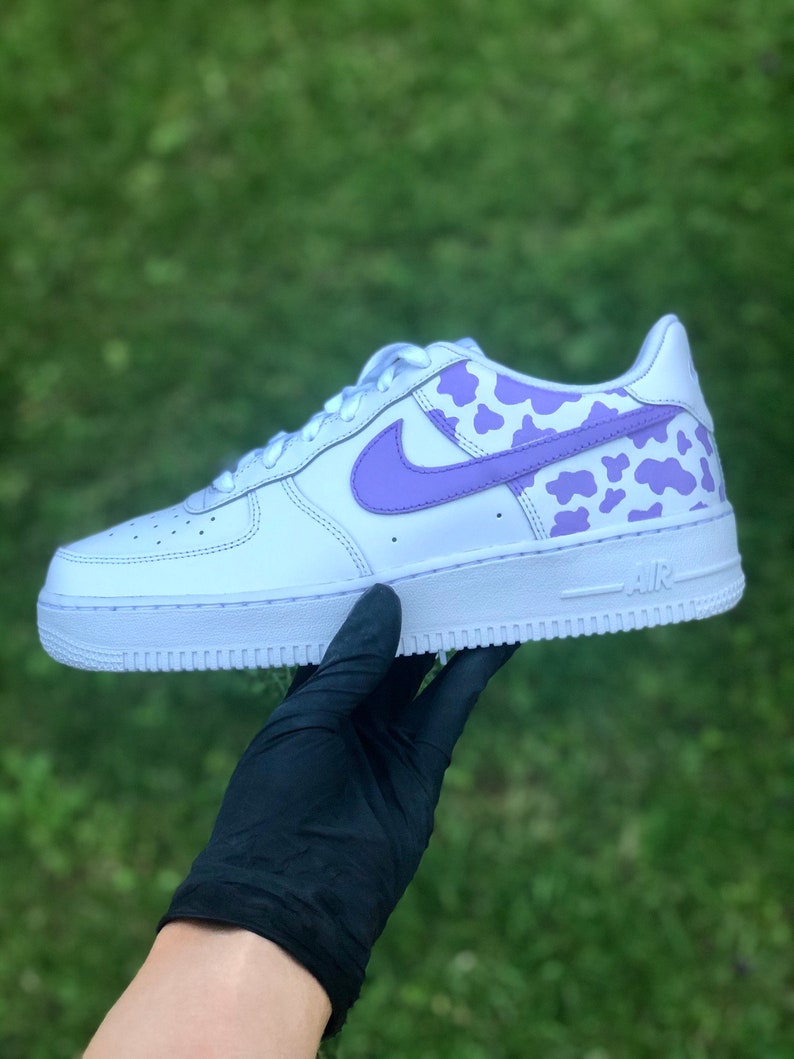 custom air force 1 lilac