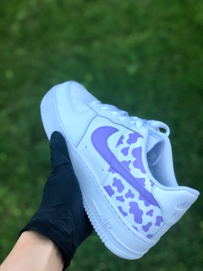 custom air force 1 lilac