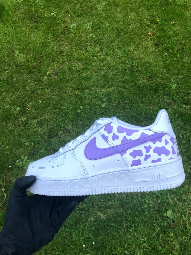 custom air force 1 lilac